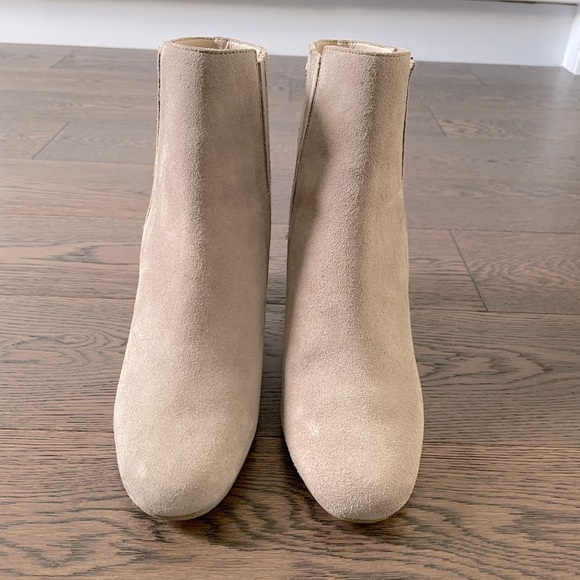 Suede Zara booties. Taupe. Size 37 - Picture 2 of 3